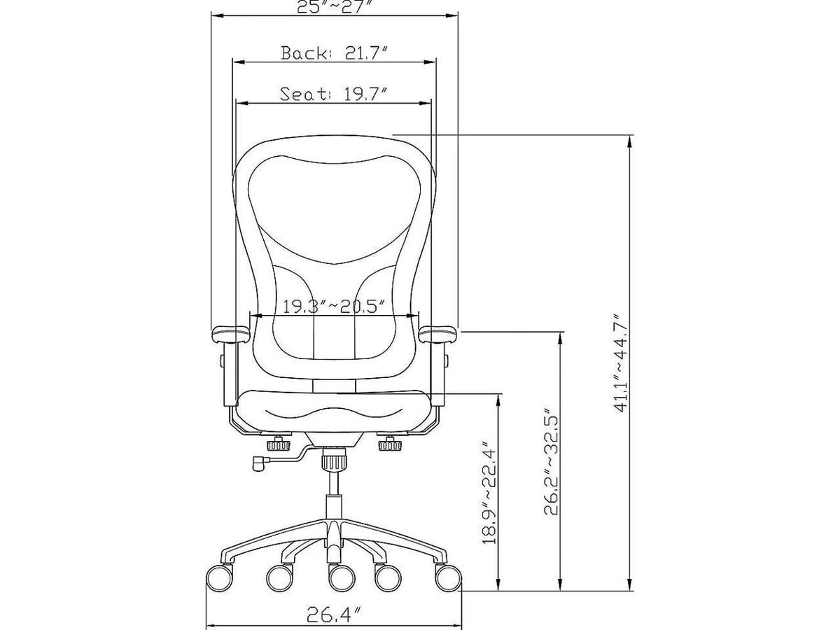 Black Executive High-Back Chair O3448
