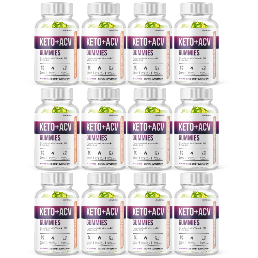 Keto ACV 1000mg Gummies 12 Bottles P5745