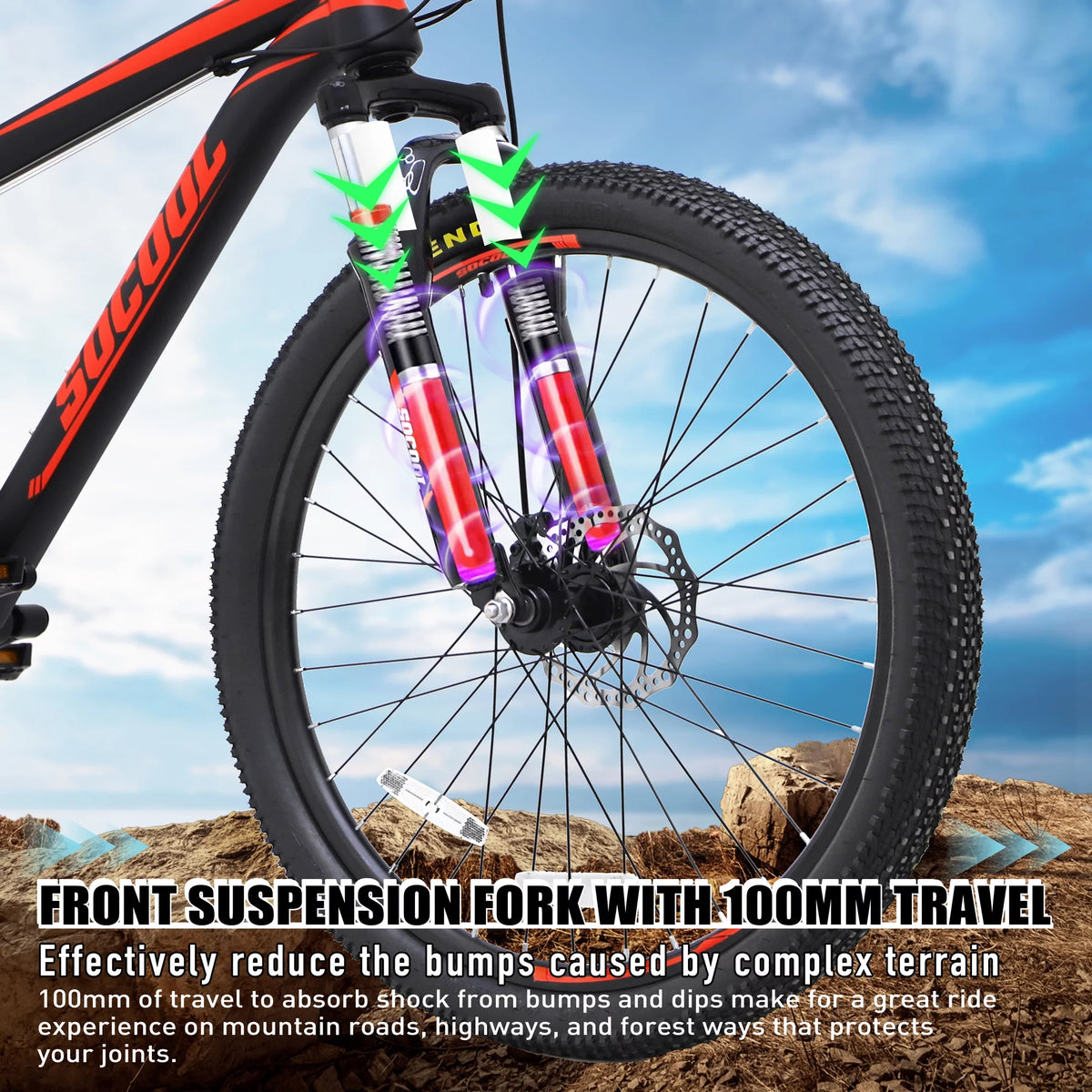 26-Inch Wheels 21 Speed Mountain Bicycle O2514