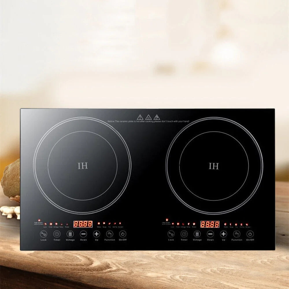 2400W Portable Induction Cooktop Dual Burner J89397