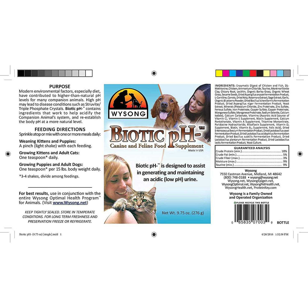Dog & Cat Food Supplement D1968