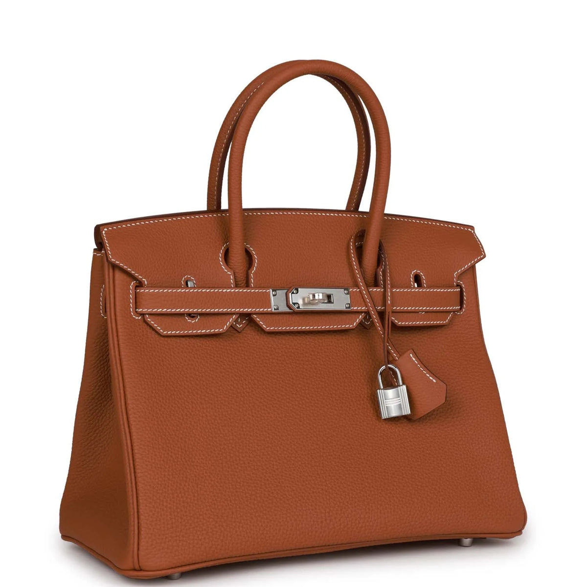 Gold Togo Palladium Hardware Handbag M124