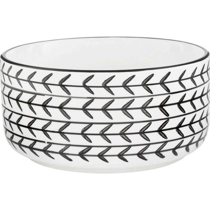 Black Dog & Cat Bowl G723