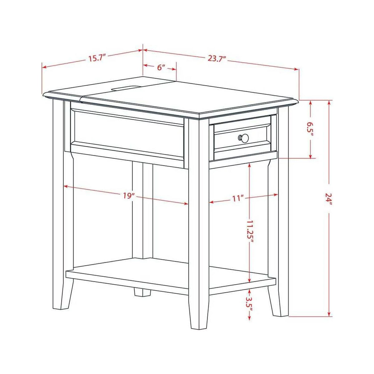 White 2 Pieces Wooden Full Bedroom Set D325