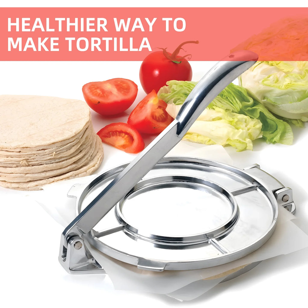 8-inch Heavy Duty Aluminum Tortilla Press T56372