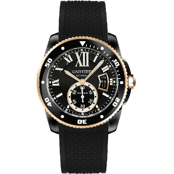 42mm Rose Gold Mix Full Black C240634