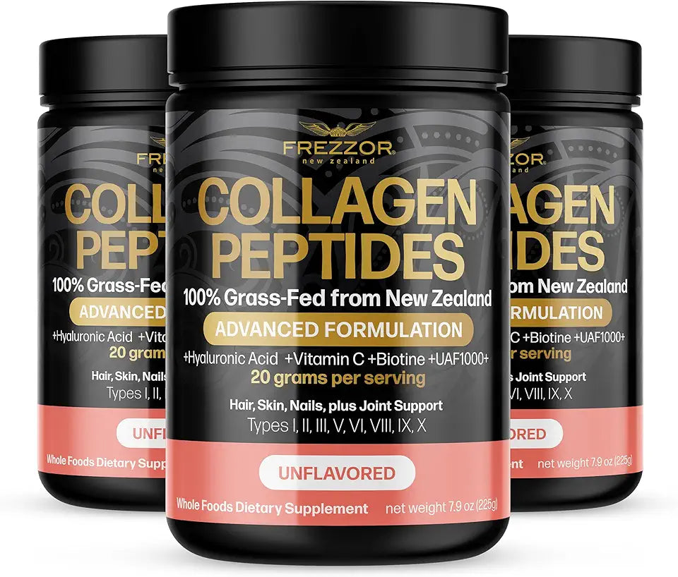 Collagen Peptides Powder Unflavored 675g 3 Jars U833098