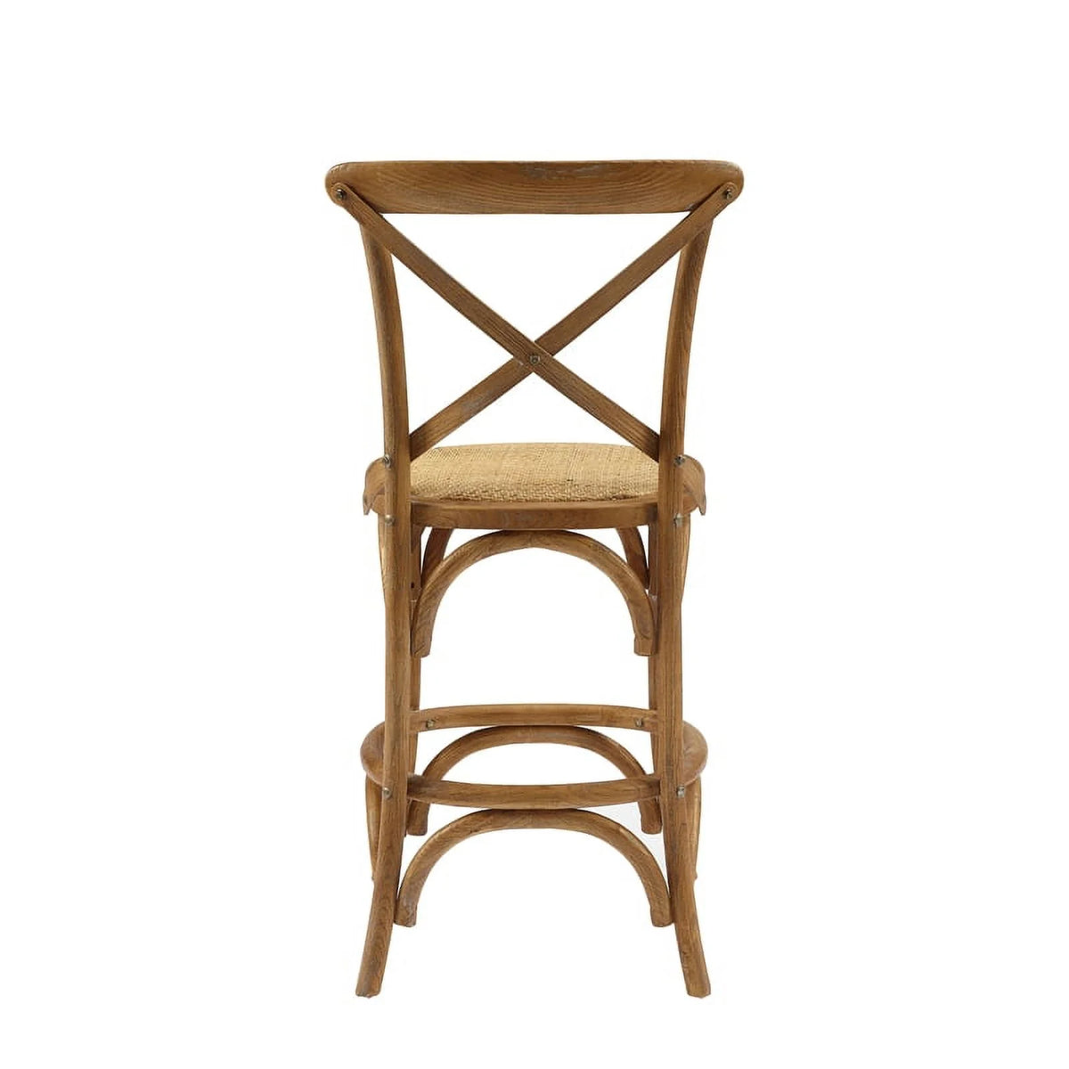 24" Gray Wash Wood Counter Stool K286086