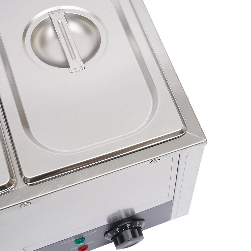 Commercial Electric Stainless Steel Food Warmer with 3 Pan G9956