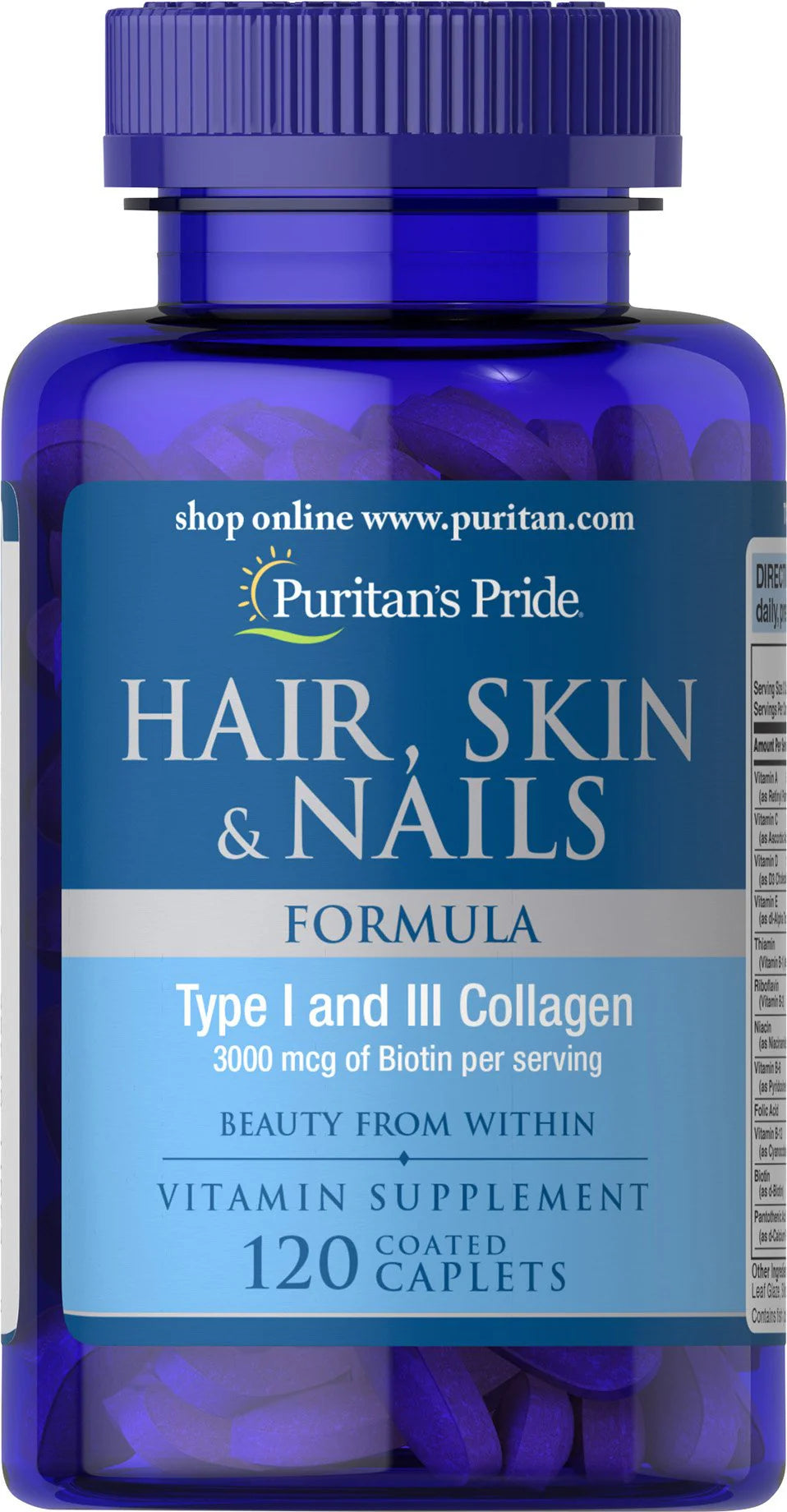 Hair, Skin & Nails Formula 120 Caplets W422