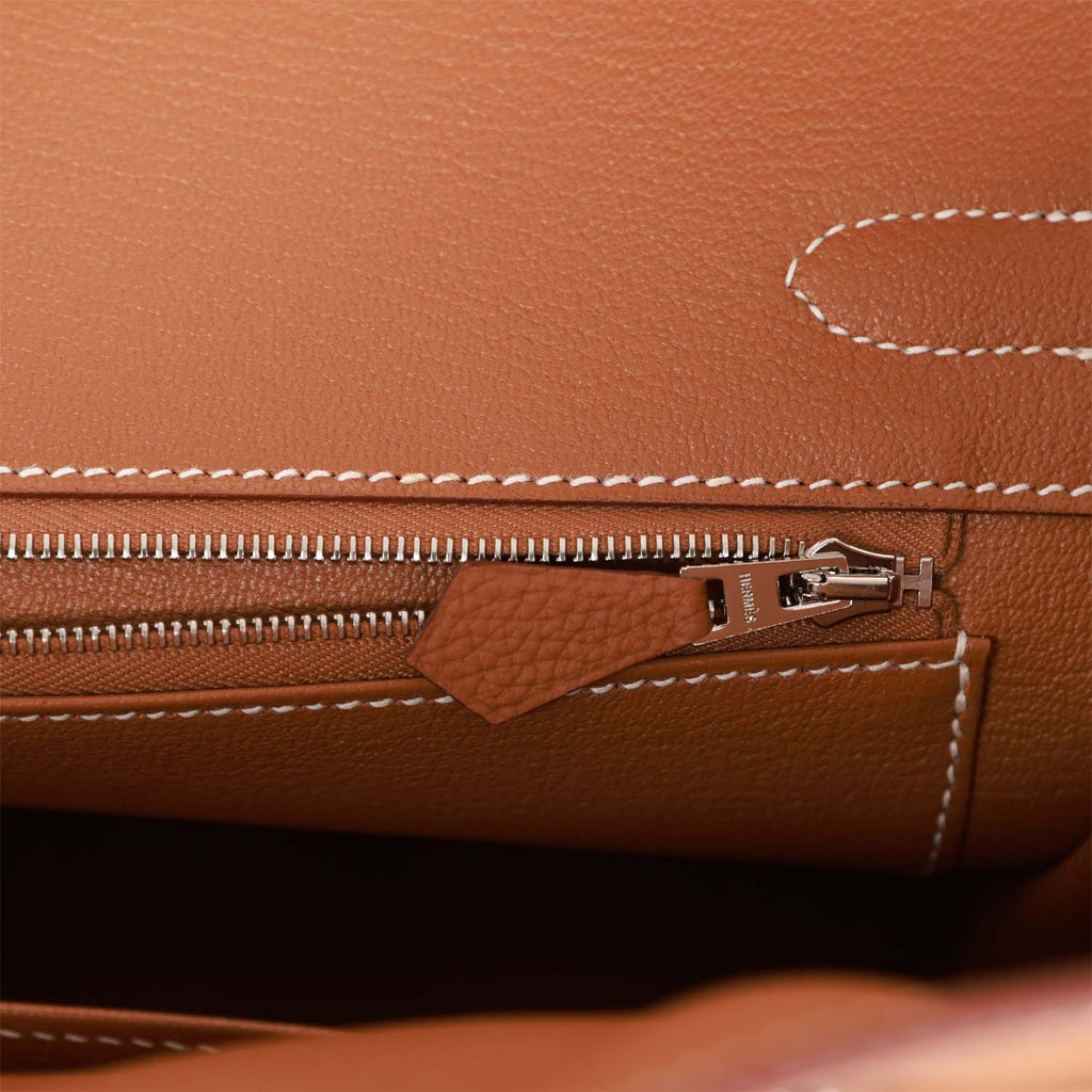 Gold Togo Palladium Hardware Handbag M124