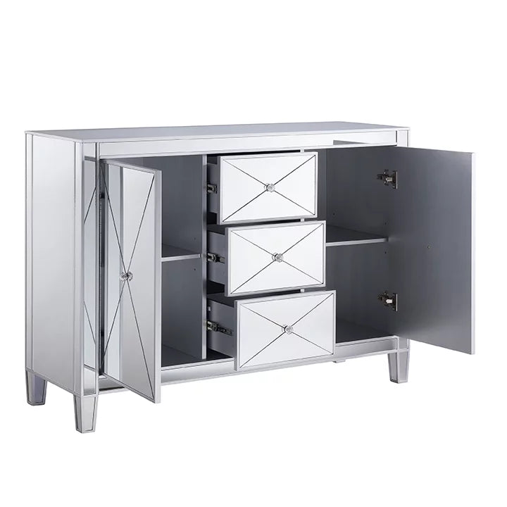 3-Drawer Mirrored Cabinet E546187