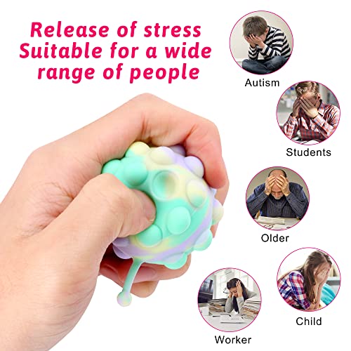 30 Pack 3D Pop Balls Fidget Toys C887