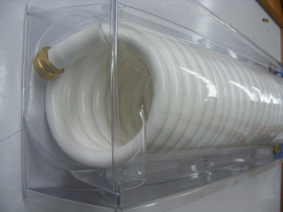 Coiled Washdown Hose with Quick Conn Nozzle 1/2"x25' P94930