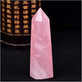 Pink Rose Quartz Crystal Wand 4-5cm Q81680