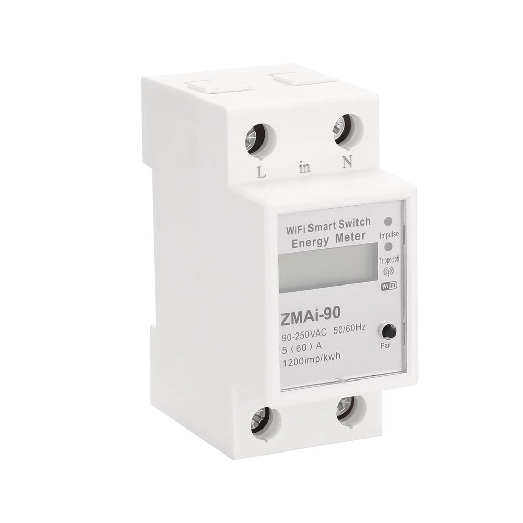 Single-Phase Din Rail Wifi Intelligent Energy Meter J1197