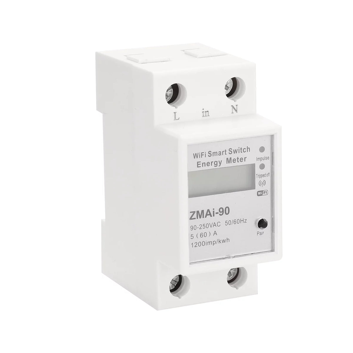 Single-Phase Din Rail Wifi Intelligent Energy Meter J1197