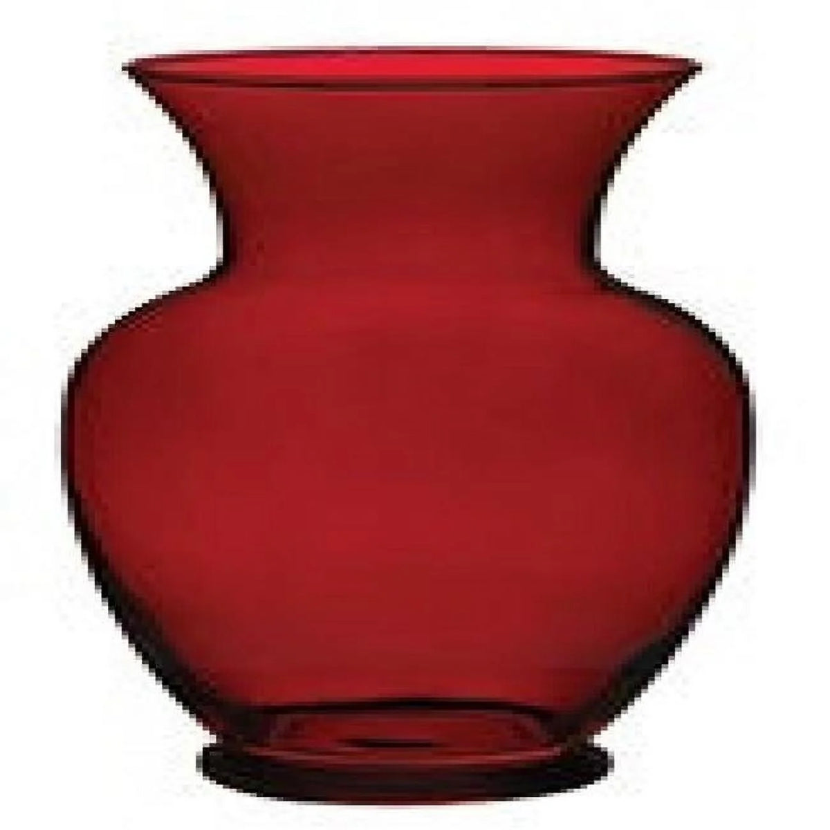 Ruby Red Glass Vase Set of 4 F9656