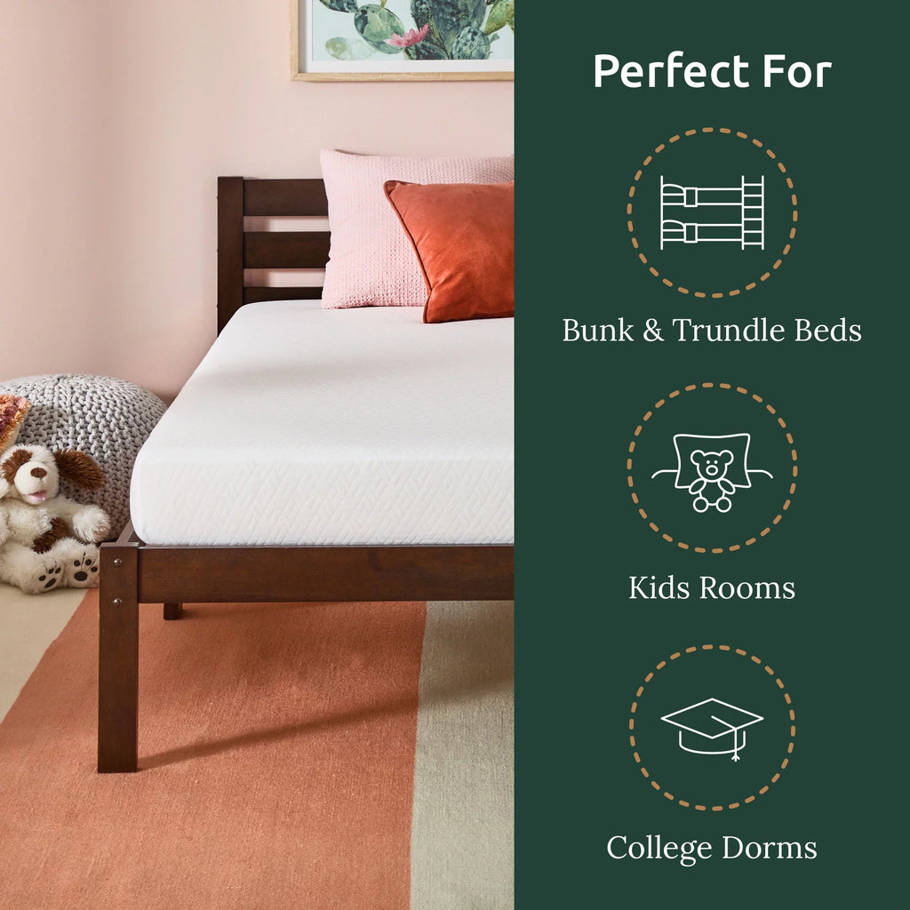 5" Gel Memory Foam Mattress, Twin C37716