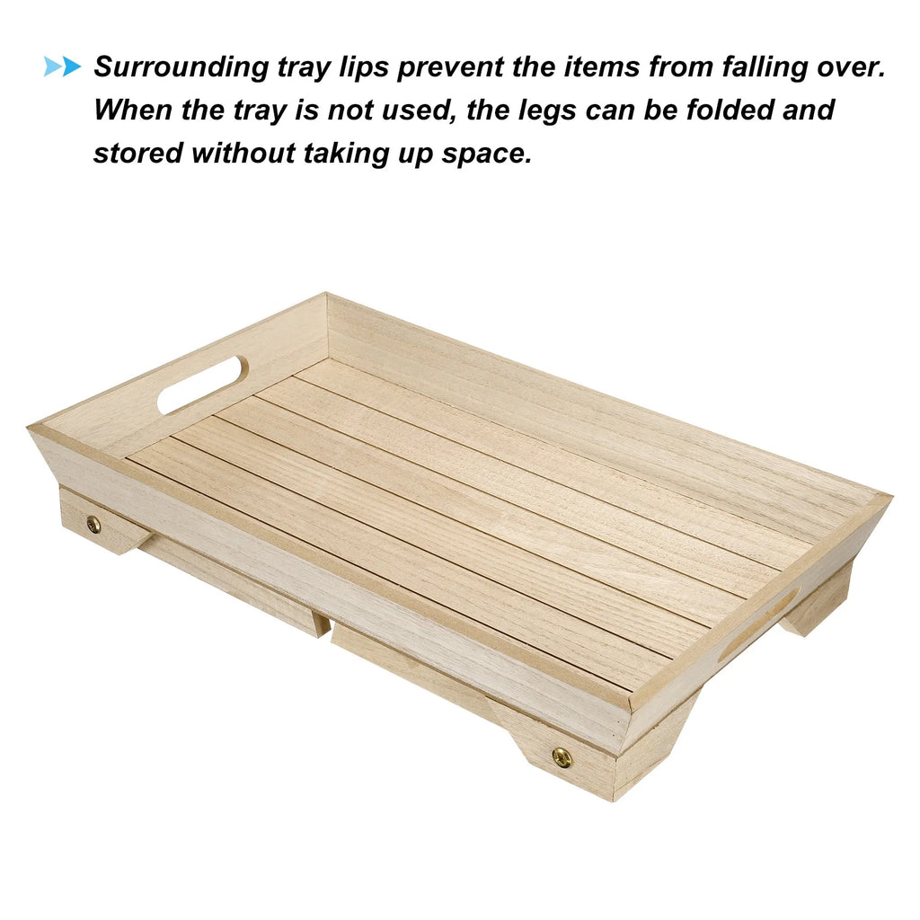 45x28x22cm Folding Legs Breakfast Tray Table G76128