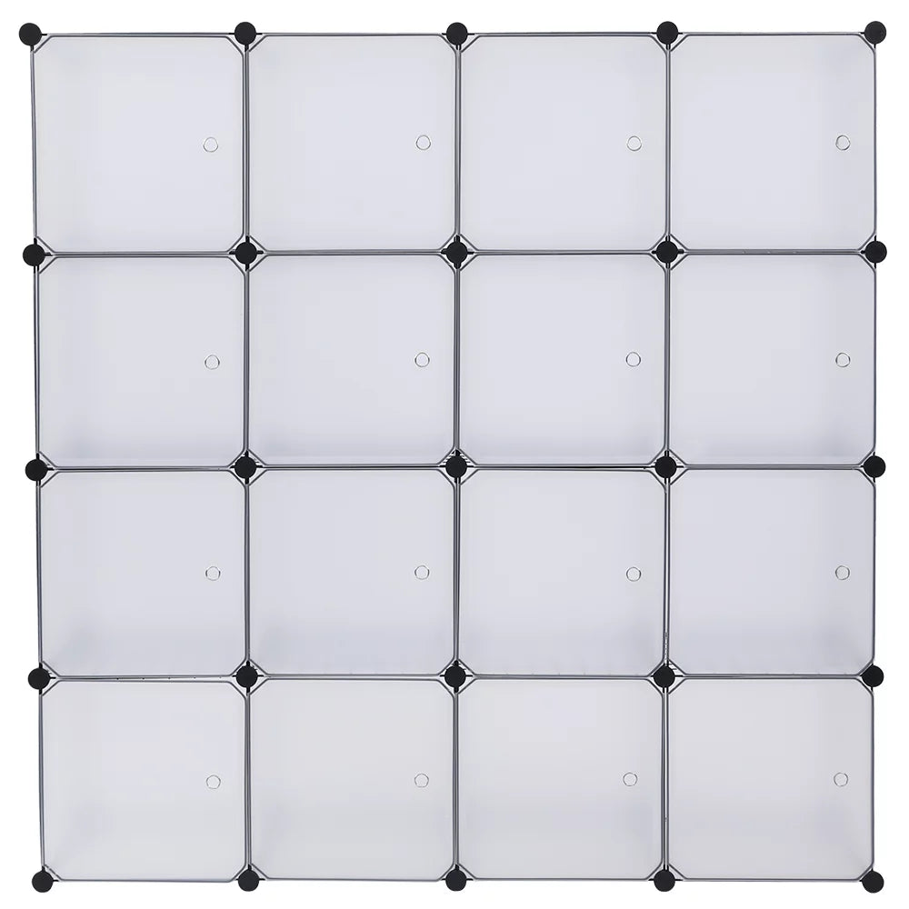 16 Cube Wire Storage Organizer with Door Y243472