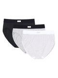 Cotton Hi-Cut Underwear, 3-Pack Q208