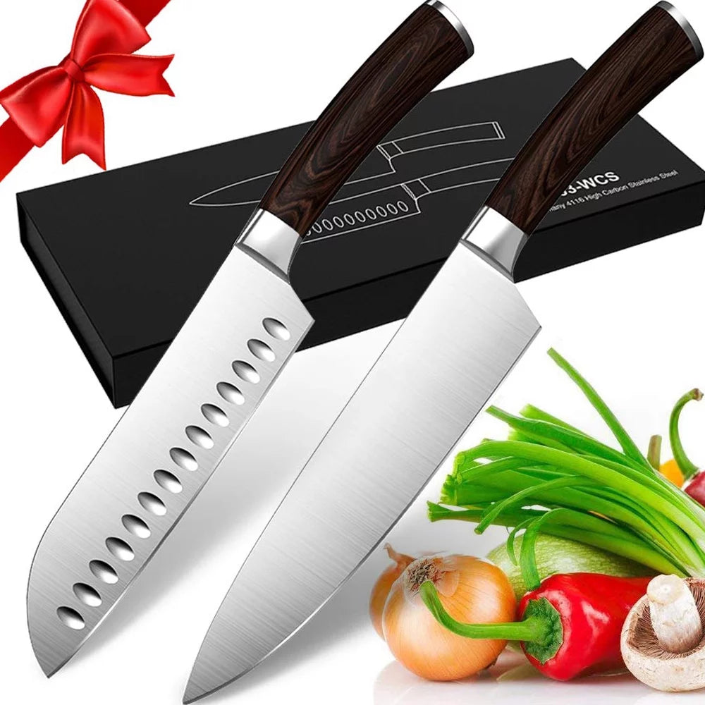 2 Piece Stainless Steel Kitchen Knife Set H5528