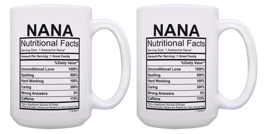 15oz Coffee Mugs 2 Pack I865