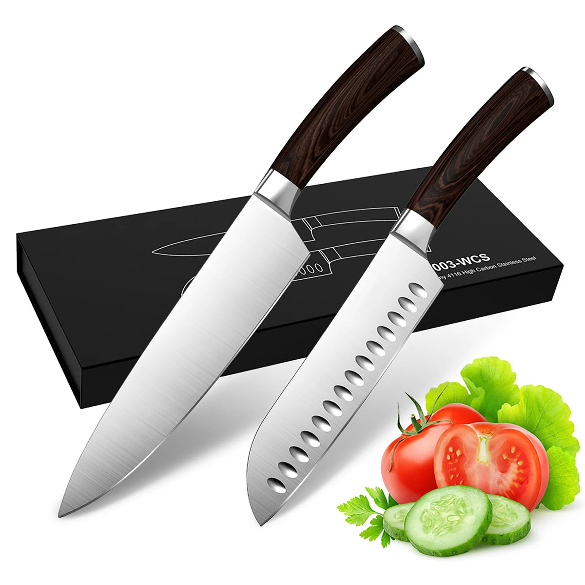 2 Piece Stainless Steel Kitchen Knife Set H5528