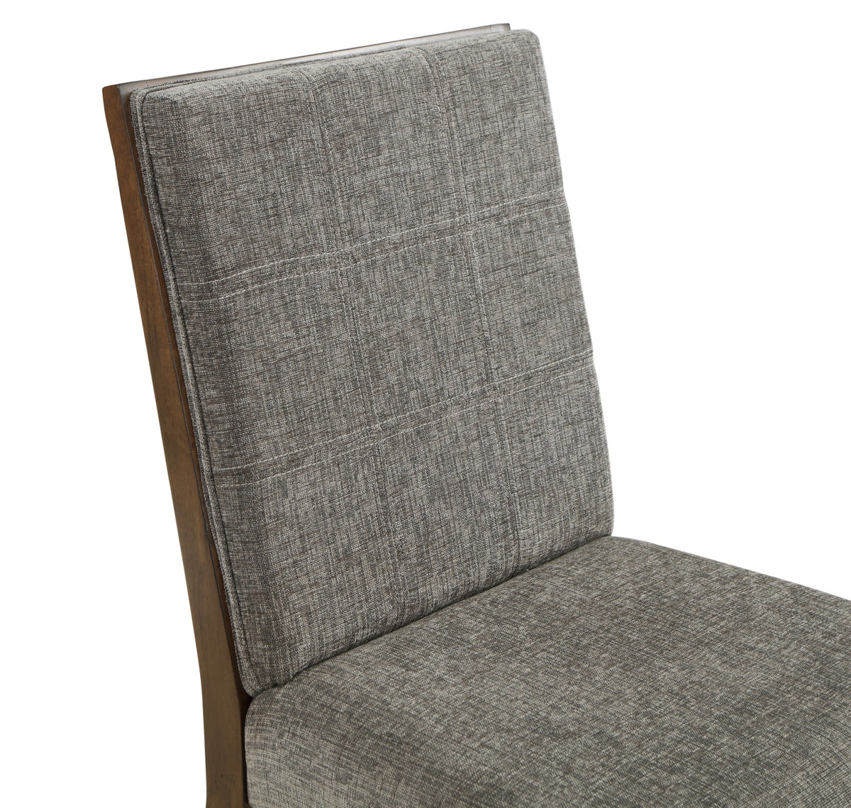 Gray Upholstered Side Chair Set of 2 O2499