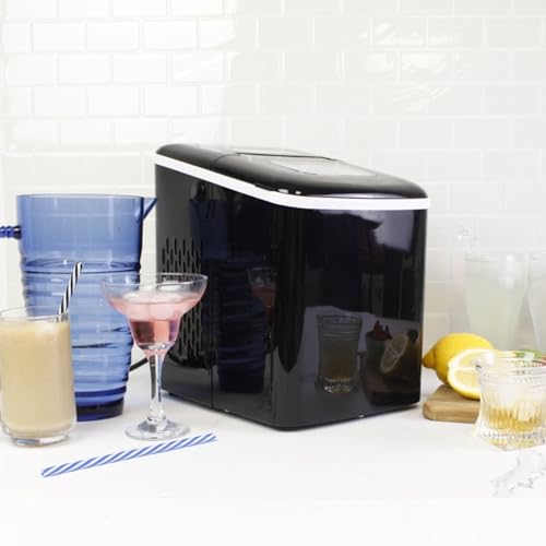 Countertop Ice Maker 26 Lbs/24Hrs Stainless Steel Black F342400