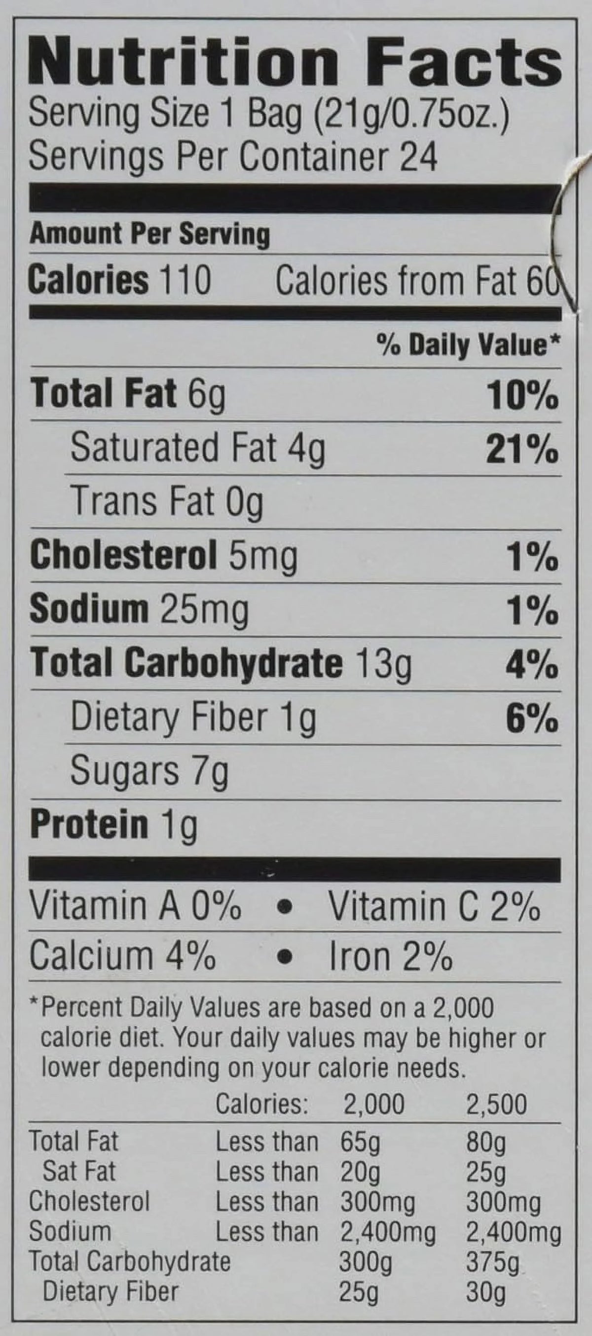 Milk Chocolate 21g Bags 48 Pack C756