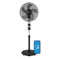 16-inch Smart Pedestal DC Fan with Wi-Fi, Black N5685