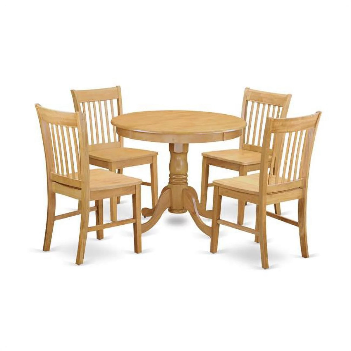 Oak Dining Table & 4 Chair H248663