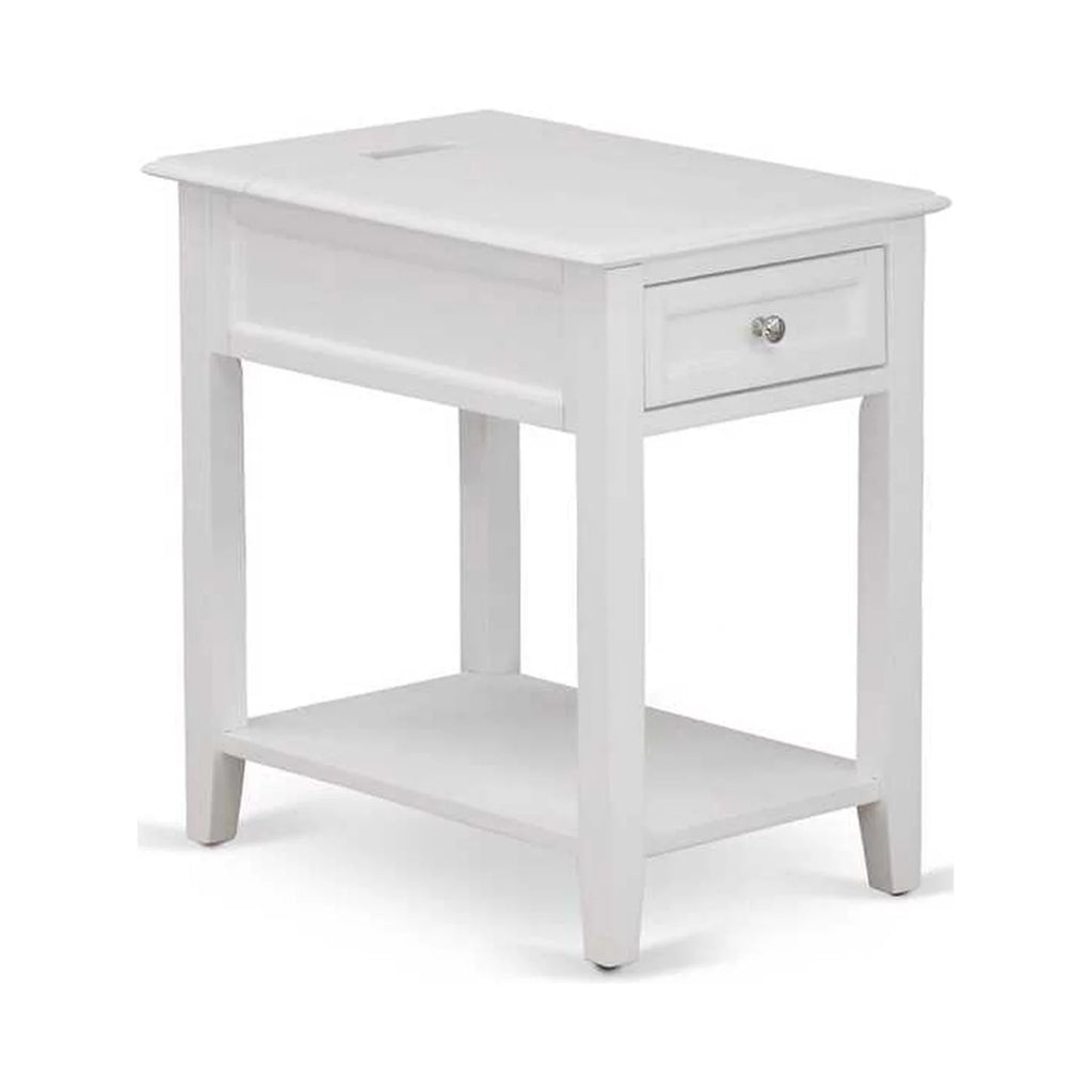 White 2 Pieces Wooden Full Bedroom Set D325