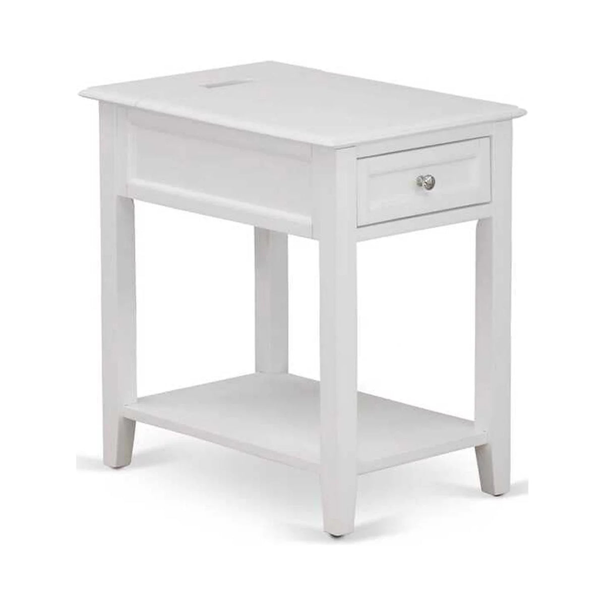 White 2 Pieces Wooden Full Bedroom Set D325