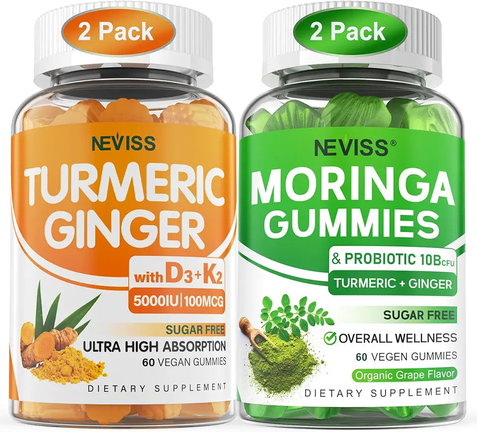 Turmeric Ginger Gummies + Moringa Gummies F161992
