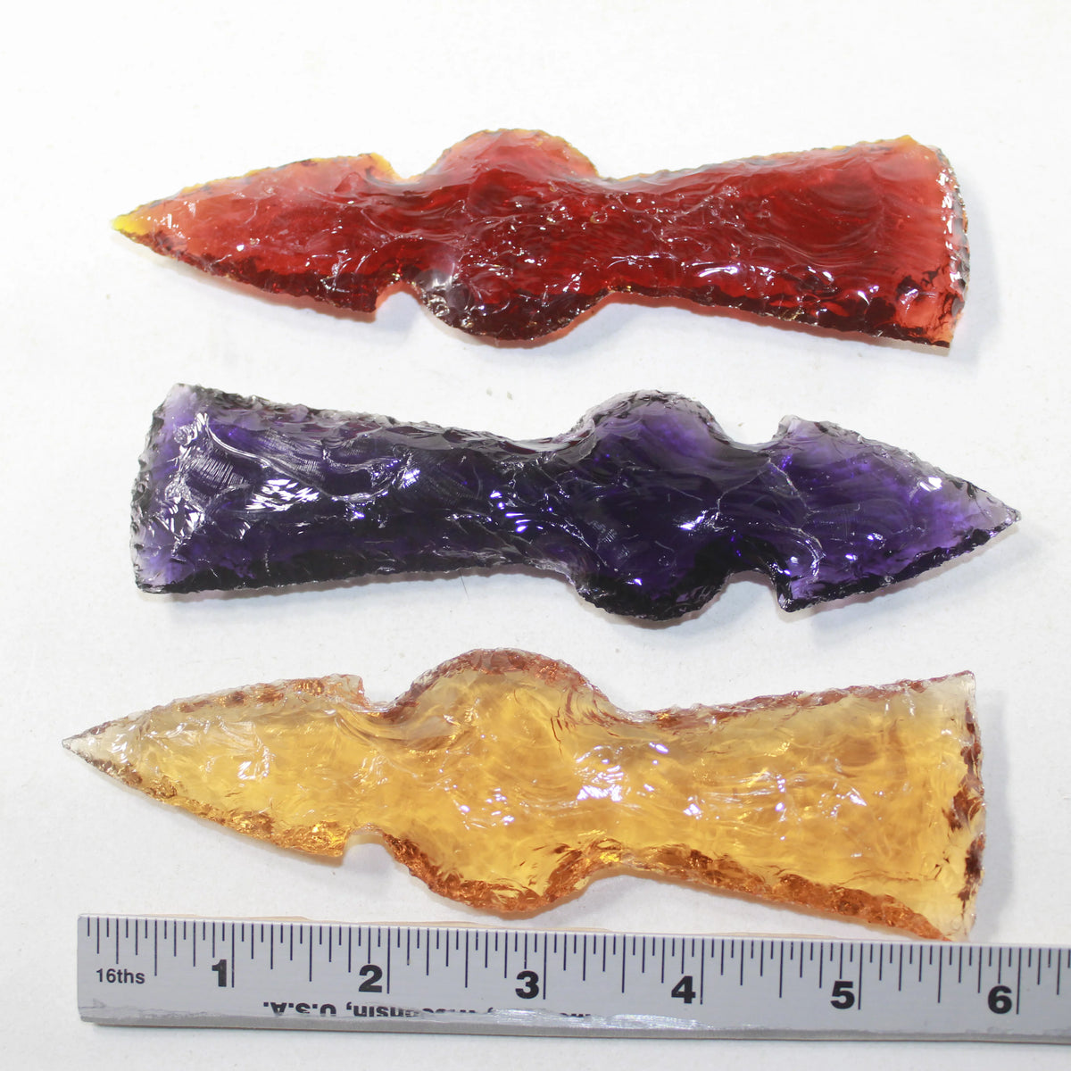 Glass Ornamental Tomahawk Heads E431974