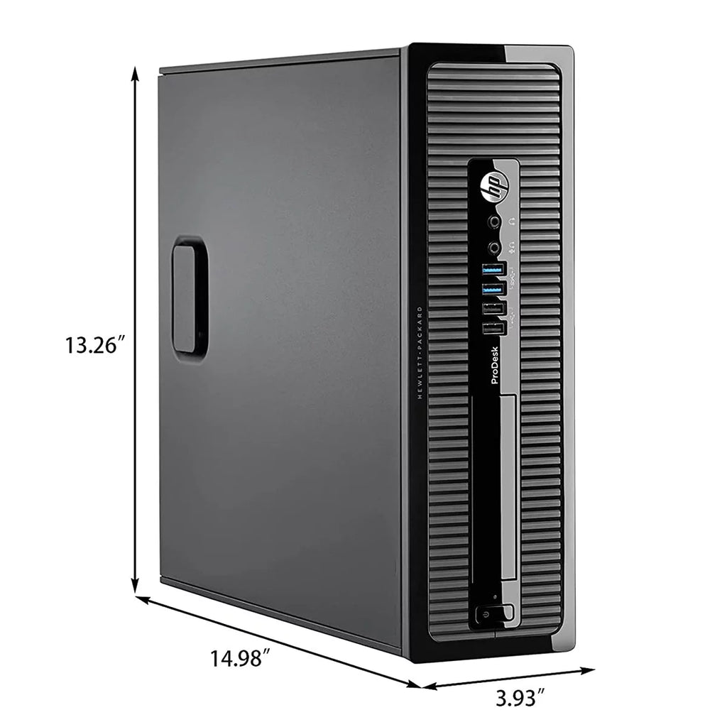 Dual Core 8GB 2TB Windows 10 Desktop Computer PC & 24" LCD S149