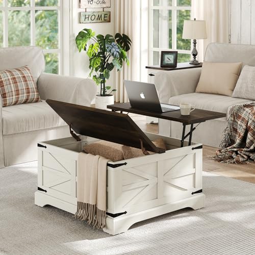 Black Lift Top Wood Coffee Table T563