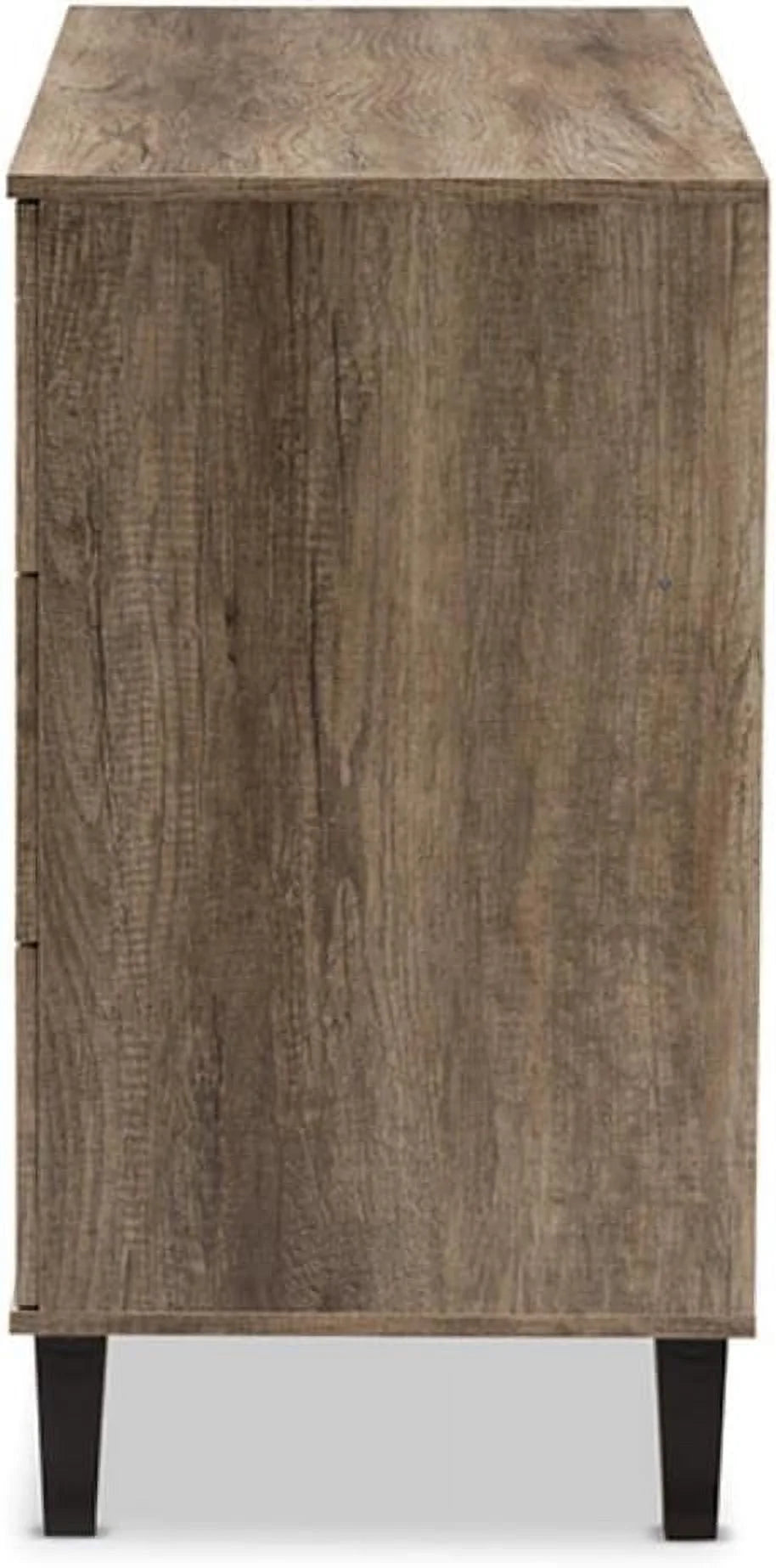 Light Brown Wood 6-Drawer Chest T7289