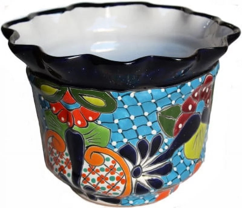 Talavera Ceramic Garden Pot Z82492