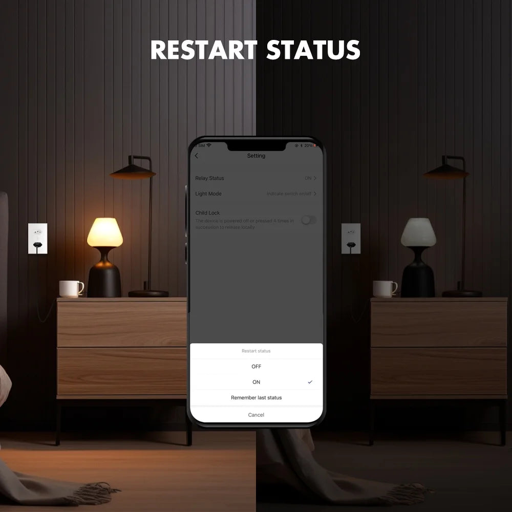 Smart WiFi Wall Socket 10A 20A Multiple Wall Outlet N409