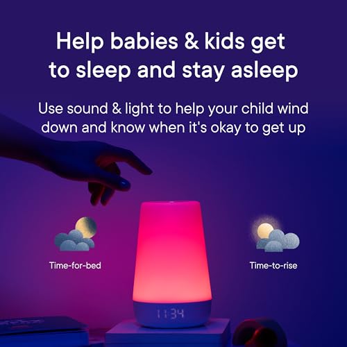 Baby Sound Machine, Night Light, White Noise Soother, Alarm Clock Q236