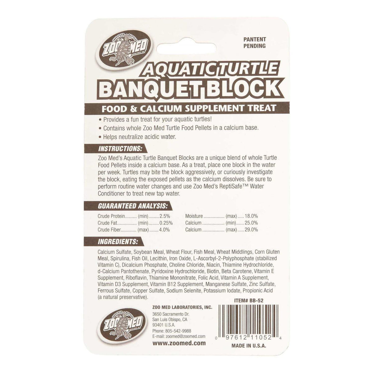 Aquatic Turtle Banquet Block E6486