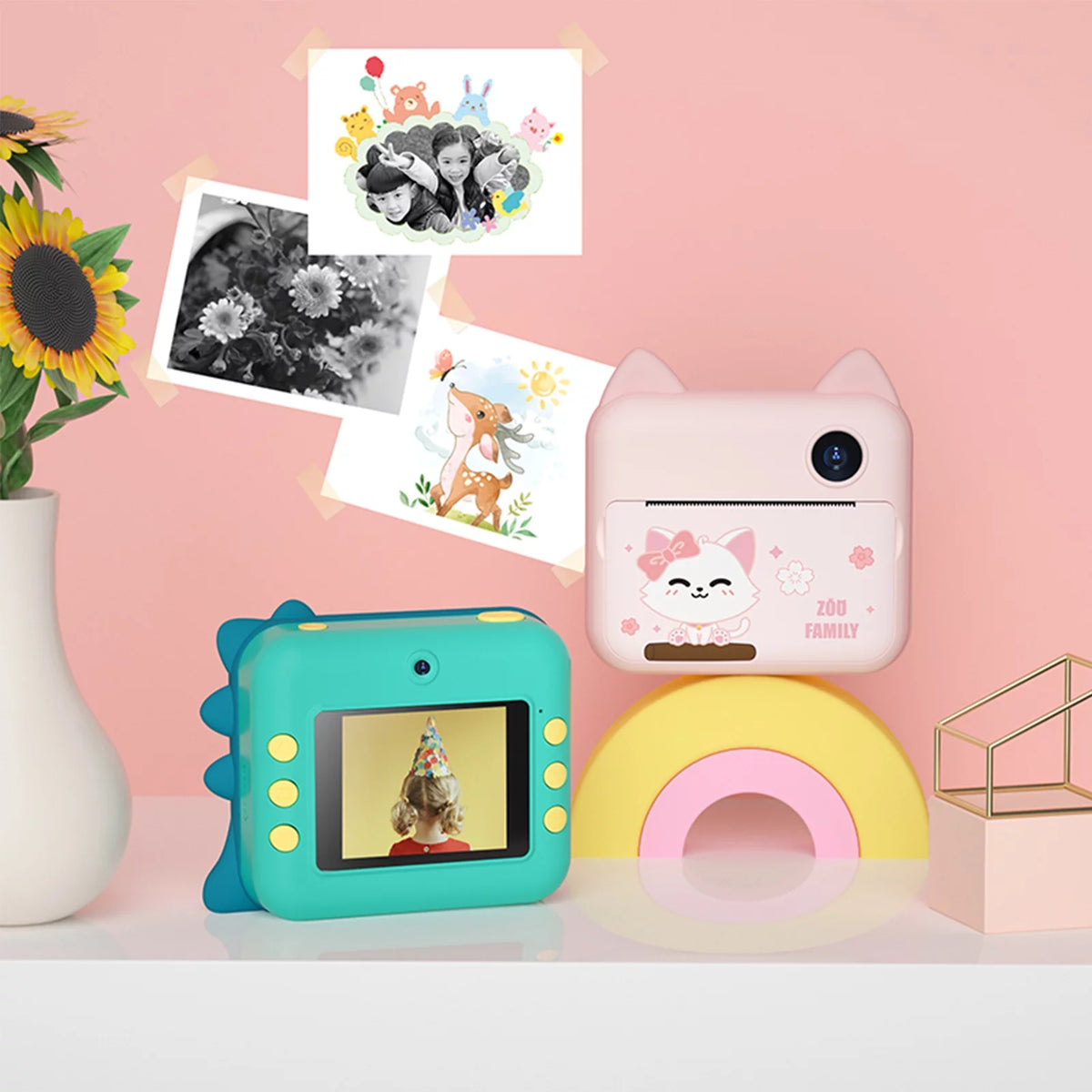 Kids Instant Camera 32GB 2.4 inch IPS Screen B644458