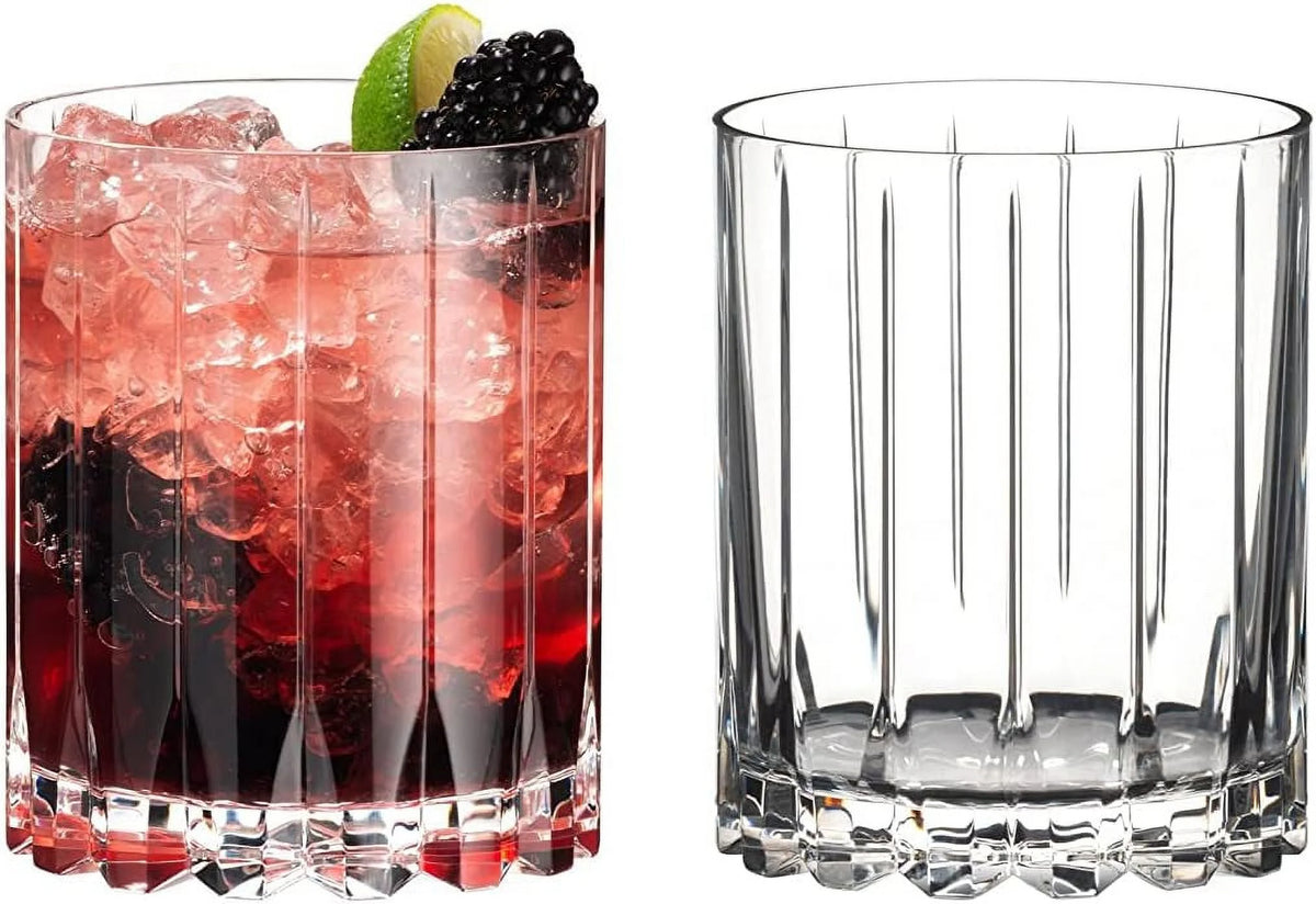 Double Rocks Glassware Pack Of 2 X714