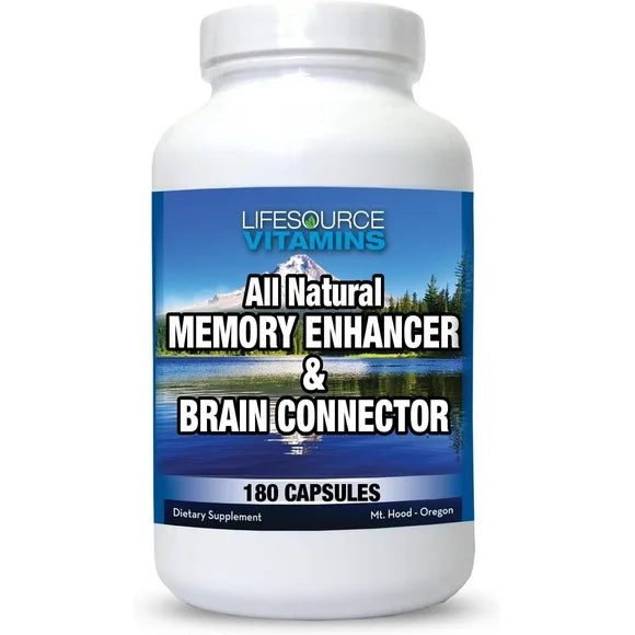 Ginkgo Biloba Brain Supplement 180 Capsules X67407