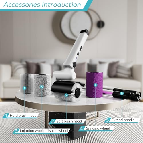 Cordless Electric Spin Scrubber with 4 Brush Heads G4044