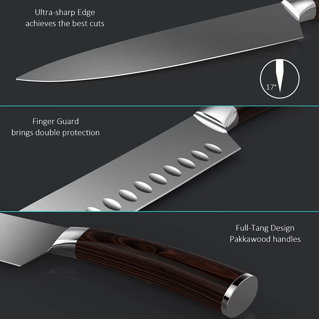 2 Piece Stainless Steel Kitchen Knife Set H5528